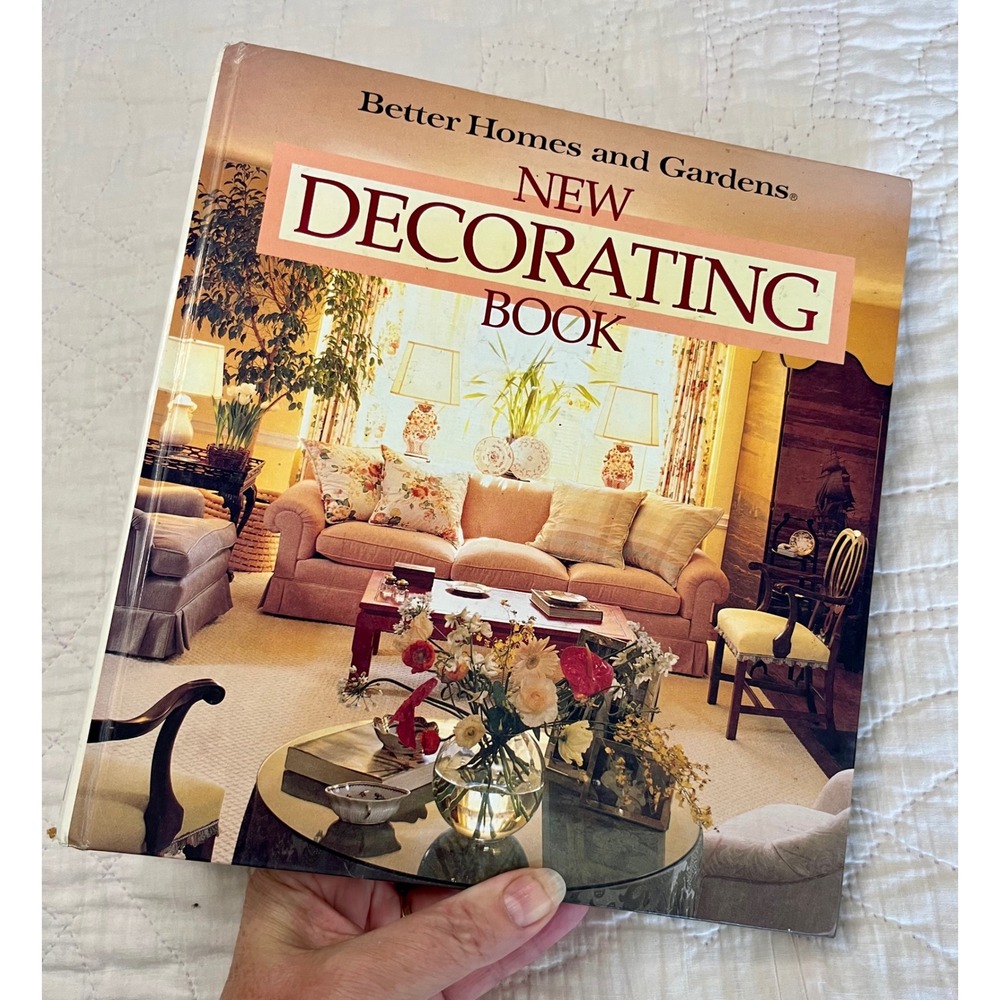 Vintage Better Homes and Gardens New Decorating Book 1990 Hardcover 6th Edition